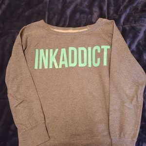 Ink addict crew neck